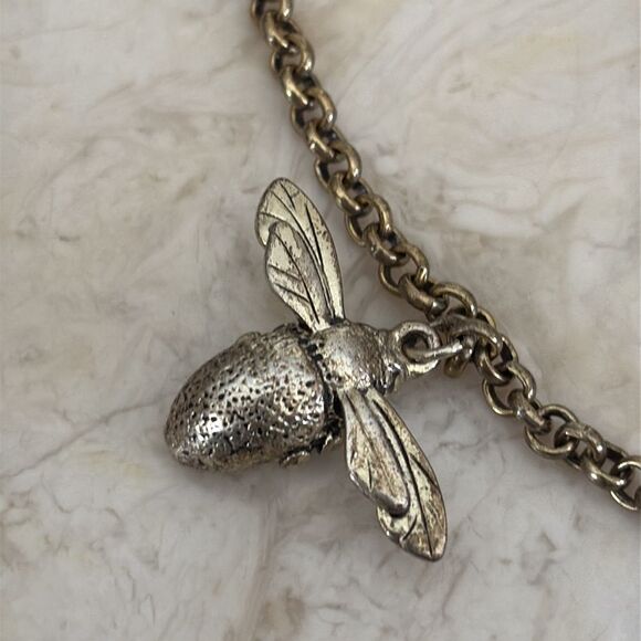 The Giving Keys  Bee “Love” Vintage Key 36” Rolo Chain - Picture 6 of 8
